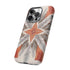 Silver Feather Compass - Impact Resistant Phone Case
